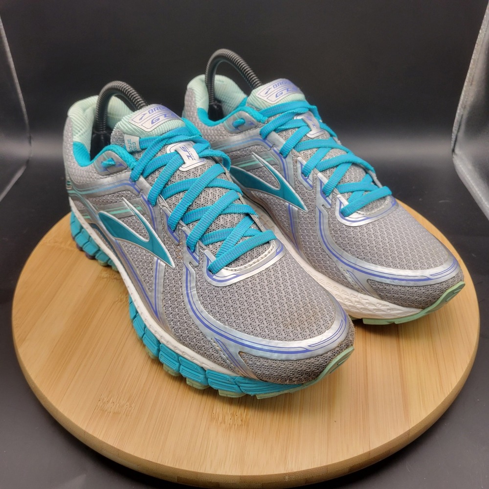 Brooks Adrenaline GTS 16 Womens Running Shoes Grey Teal 1202031B170 Size 9.5 B